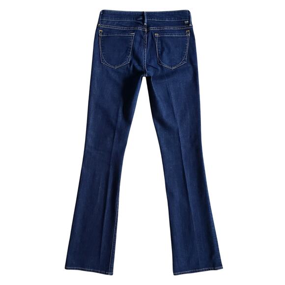 MM Denim Jeans Womens 27 Scout Bootcut Dark Wash Western Denim Made in USA 27x33 - Picture 1 of 11